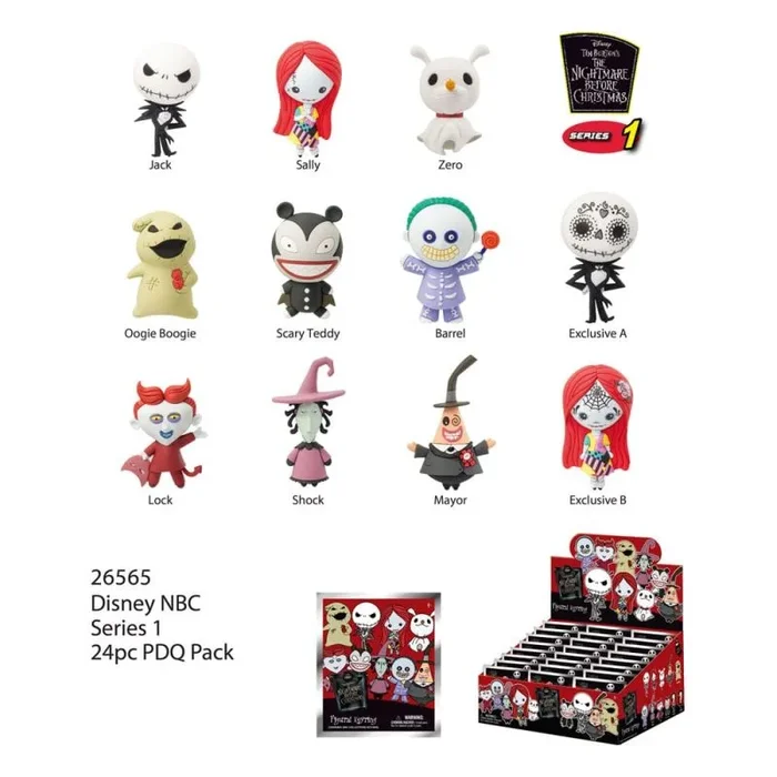 Pesadilla antes de navidad colgantes pvc series 1 expositor (24)