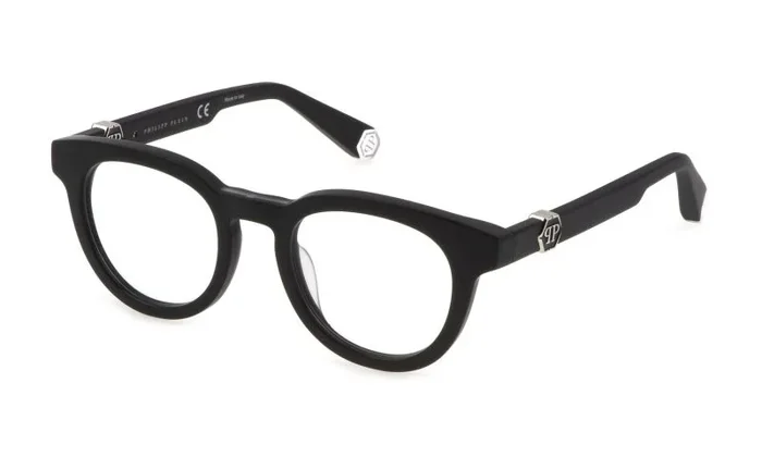 Philipp Plein VPP024M Gafas, Matt/Sandblasted Black, 49 para Hombre