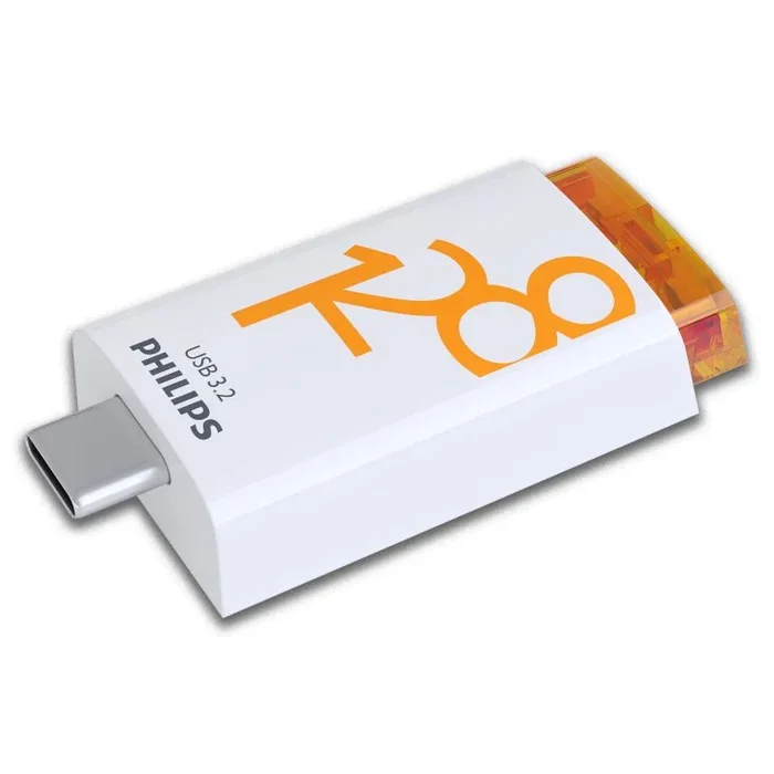 Philips Click Edition USB-C Stick USB 3.2 Gen 1 USB Flash Drive 64 GB para PC, portátil, Smartphone, Tableta con Puerto USB-C, Velocidad de Lectura de hasta 120 MB/s, 128 GB