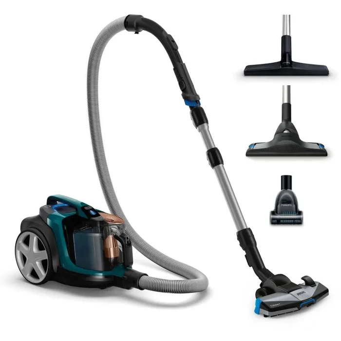 Philips PowerPro Expert FC9744/09 – Aspiradora (750 W, Aspiradora cilíndrica, Secar, Sin bolsa, 2 L, Filtro EPA), Verde y negro