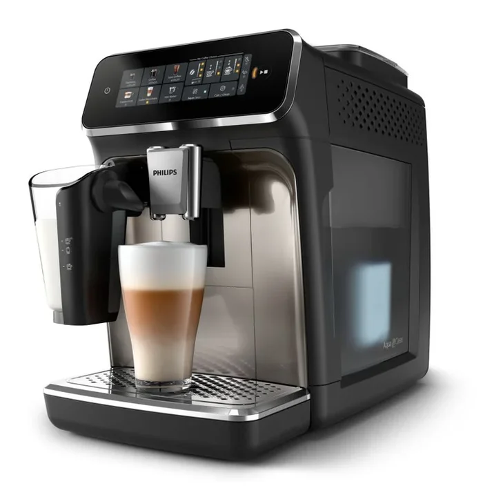 Philips Serie 3300 Solución de leche LatteGo EP3347/90 Cafetera Espresso automática Silent Brew, 6 bebidas