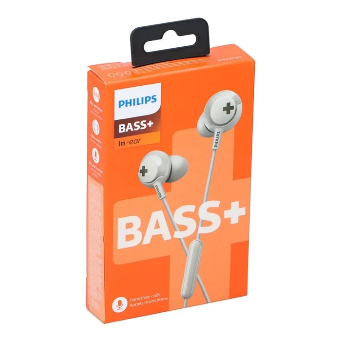 Philips SHE4305WT/00 – Auriculares (Alámbrico, Dentro de oído, Binaural, Intraaural, 9-23000 Hz), Blanco