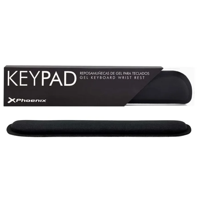 Phoenix KeyPad Reposamuñecas Ergonómico Espuma con Memoria Alta Densidad Negro