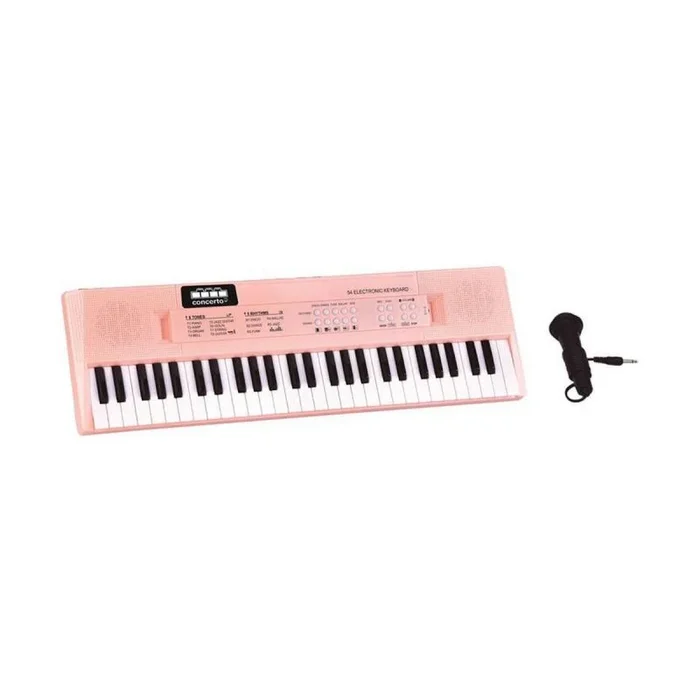 Piano educativo aprendizaje reig rosa micrófono