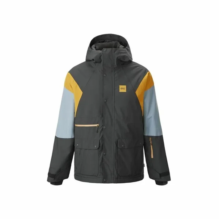 Picture Organic Clothing Ospen Abrigo de Lana, A Negro, Estandar Unisex Adulto