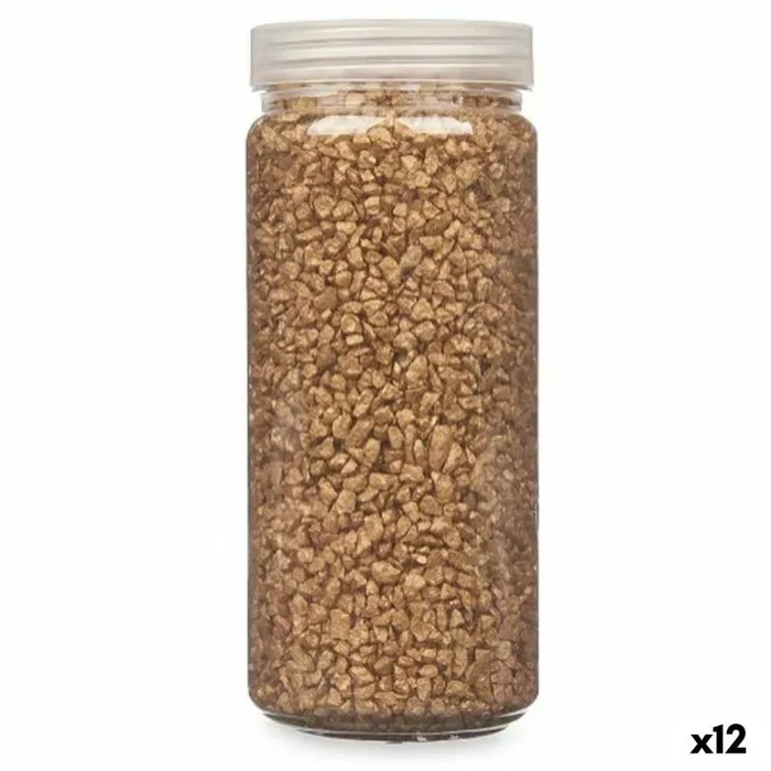 Piedras decorativas dorado 2 – 5 mm 700 g (12 unidades)