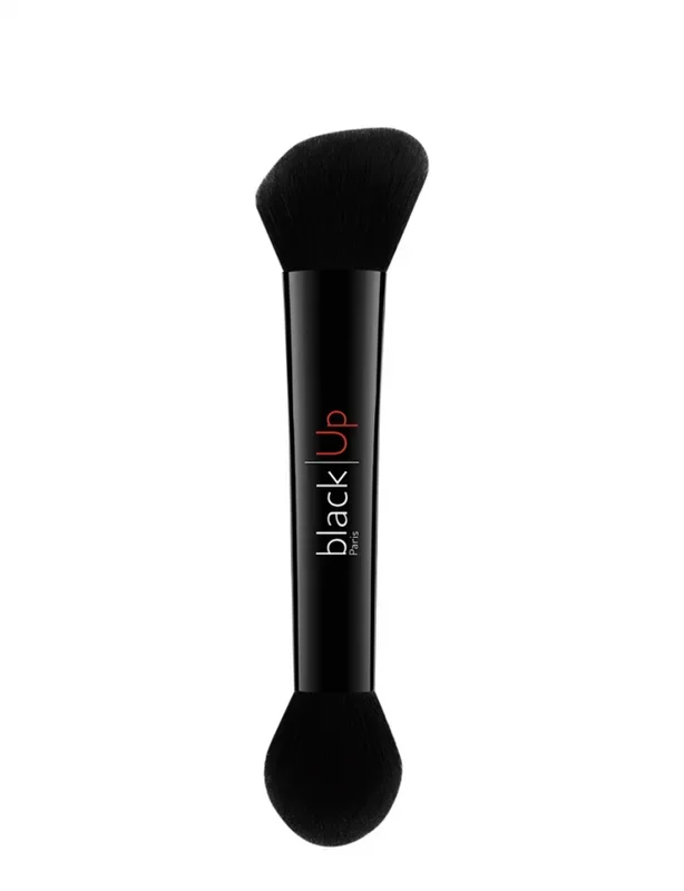 Pincel multiuso Black Up Contour Multi Face Brush, diseño ergonómico, cerdas suaves y precisas, ideal para contorno y maquillaje facial