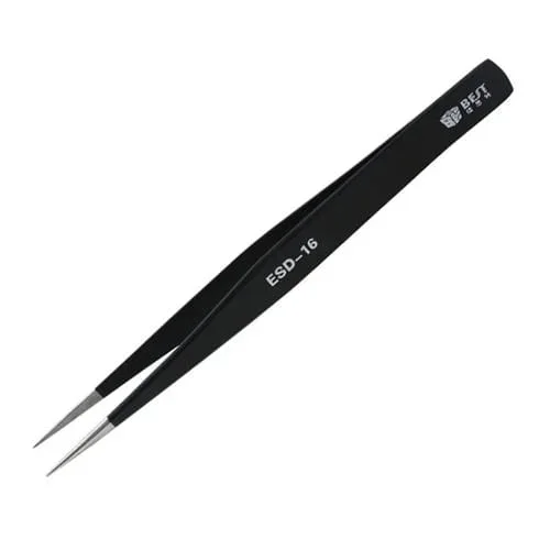 Pinzas BEST BST-16 de Precisión ESD (Acero Inoxidable)
