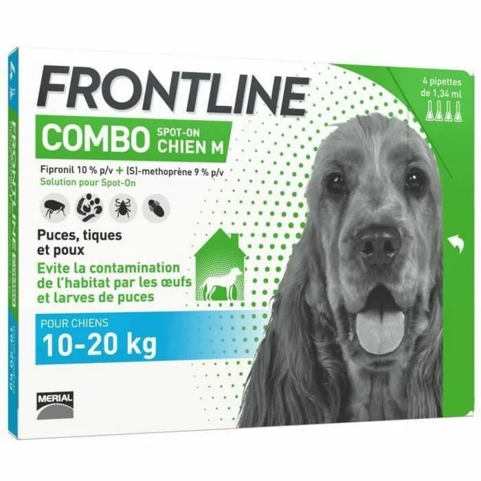 Pipeta para perros frontline combo 10-20 kg 4 unidades