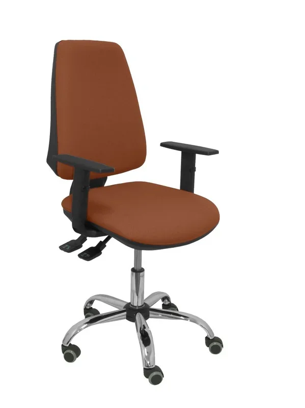 Piqueras y Crespo Silla Elche S 24 Horas Bali MARRN Oficina, Madera de Acacia, Marrón, One Size