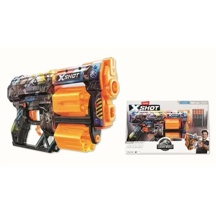 Pistola de dardos zuru x-shot skins dread jurassic world