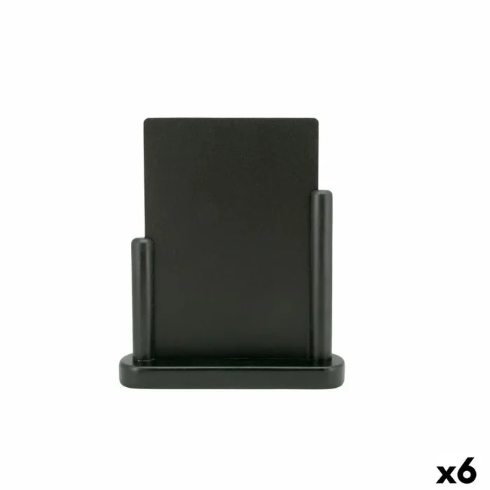 Pizarra securit woody teca de pared negro 60 x 40 cm