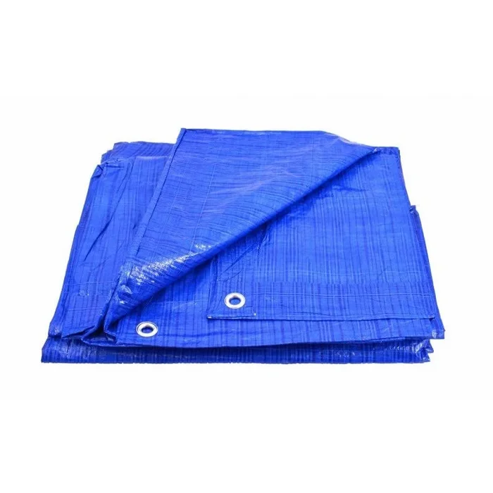 Plandeka azul, Awtools, modelo 70g 3x4m, ideal para cubrir y proteger objetos, material duradero, resistente al agua, fácil de usar en exteriores, protección eficiente