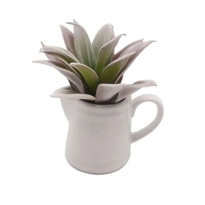 Planta decorativa versa cerámica plástico 11,43 x 11,94 x 11,43 cm