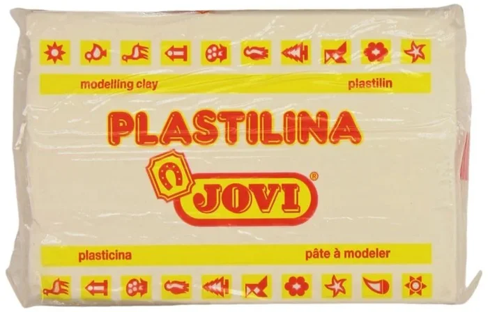 Plastilina jovi 72 blanco -unidad -tamaño grande