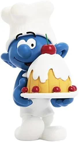 Plastoy 00166 – Figura de Pitufo con Pastel