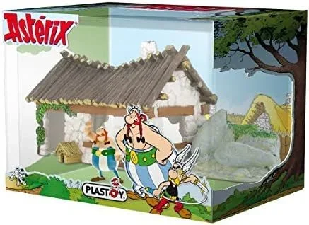 Plastoy -Asterix-Obelix´S House + 2 Figures