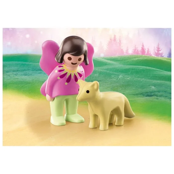 Playmobil 1.2.3 hada con zorro