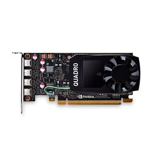 PNY Tarjeta gráfica profesional Quadro GP100 16GB HBM2 PCI Express 3.0 x16, doble ranura, 4x DisplayPort, 1x DVI-I DL, soporte 5K, ventilador activo ultra silencioso