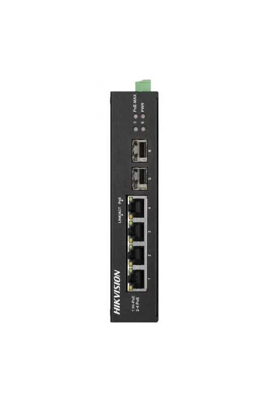 PoE Switch HIKVISION DS-3T0506HP-E-HS Black