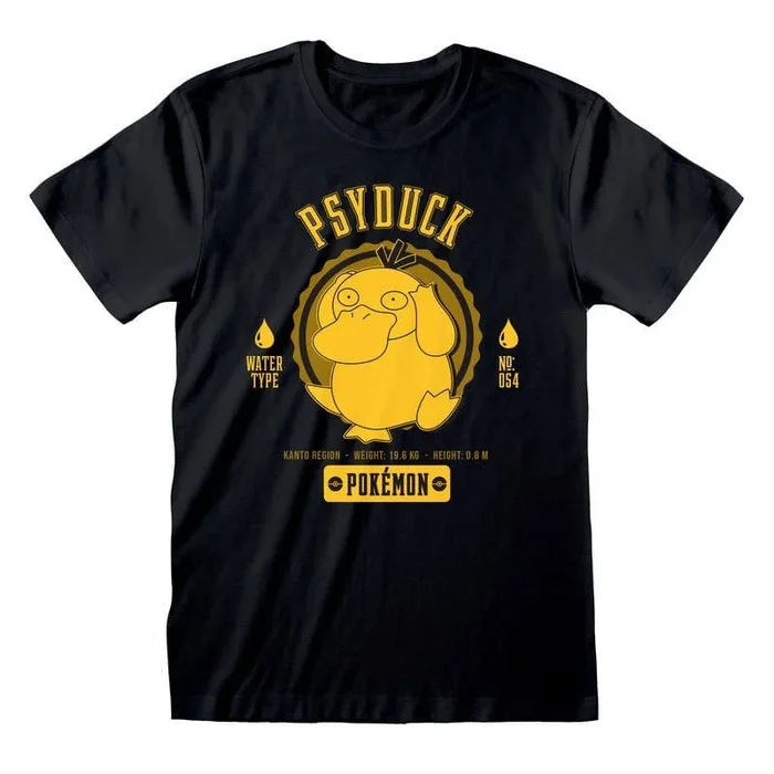 Pokemon camiseta collegiate psyduck talla xl