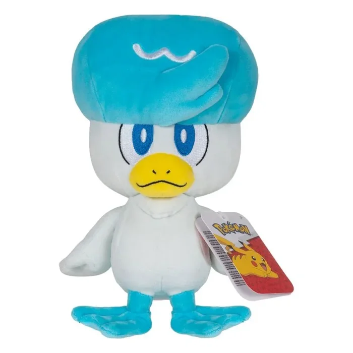 Pokémon peluche quaxly 20 cm