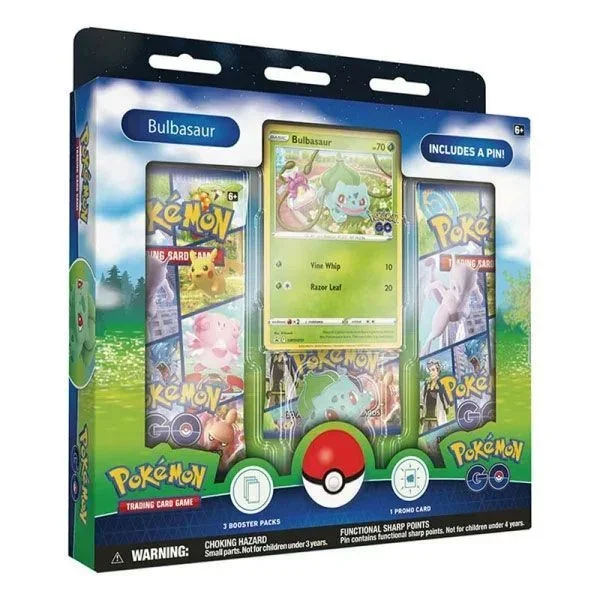 Pokémon tcg go pin box bulbasaur (6) *inglés*