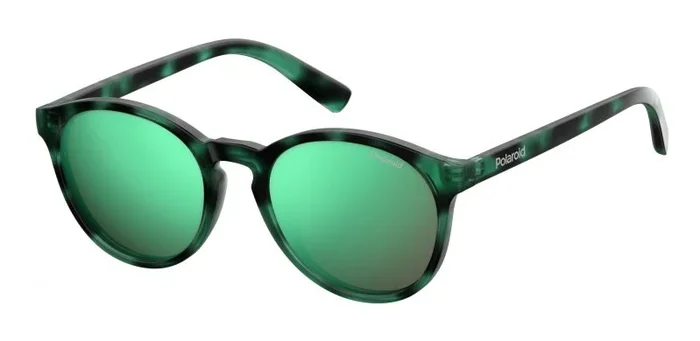 Polaroid PLD 8024/S 5Z PHW Gafas de Sol, Verde (Havana Green/Grey Mlt Green), 47 Unisex Niños