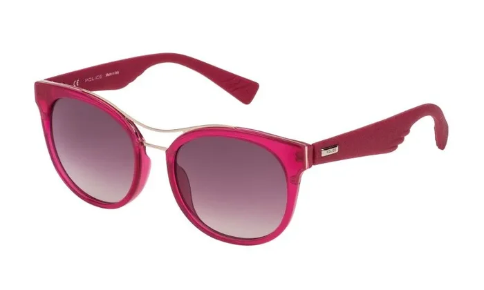 Police SPL412529M5X Gafas, Mujer, Shiny Opal Fuxia, 52/19/140