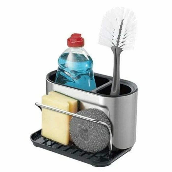 Portaestropajos para fregadero dkd home decor 18 x 12,3 x 12 cm abs