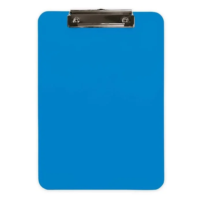 Portanotas q-connect plastico din a4 celeste 2,5mm