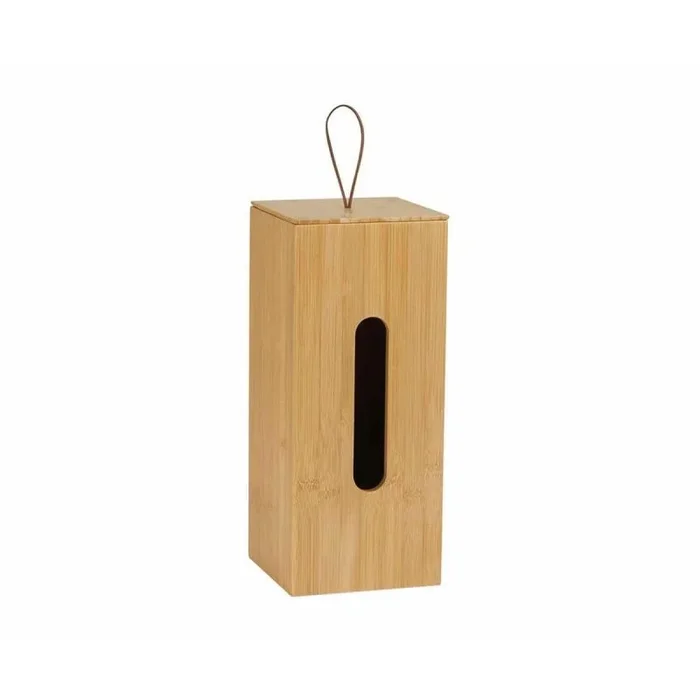 Portarrollos de papel higiénico alexandra house living beige bambú 14 x 33 x 14 cm
