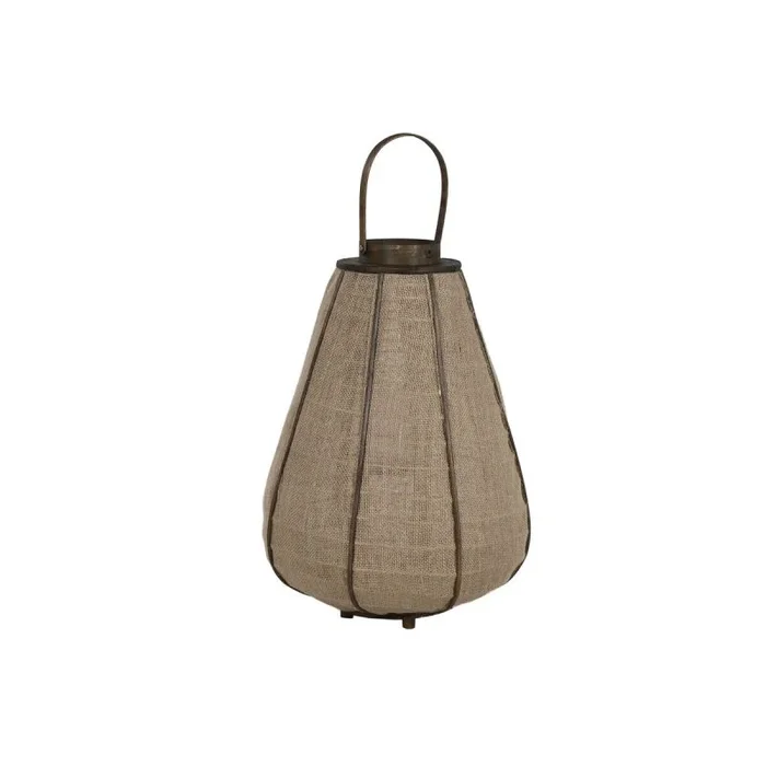 Portavelas Home ESPRIT Natural Yute Bambú 41,5 x 41,5 x 57 cm – Marca: Home ESPRIT – EAN: 8424002171308