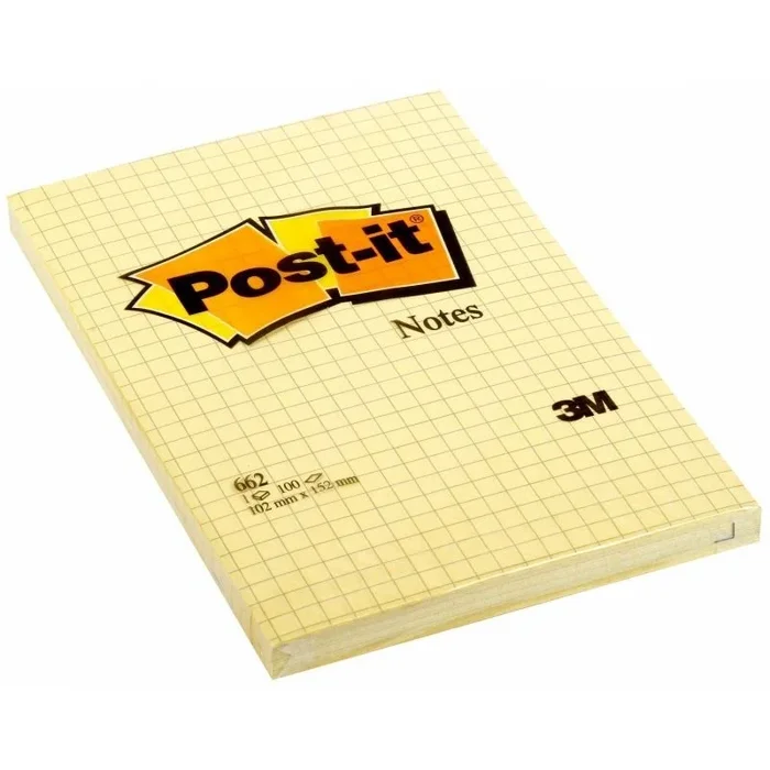 Post-It 7100172739 nota autoadhesiva Rectángulo Amarillo 100 hojas Autoadhesivo