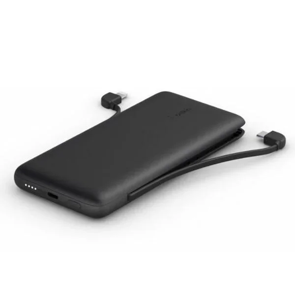 Powerbank belkin bpb006btblk usb-c 10k cable integrados lightning usb-c