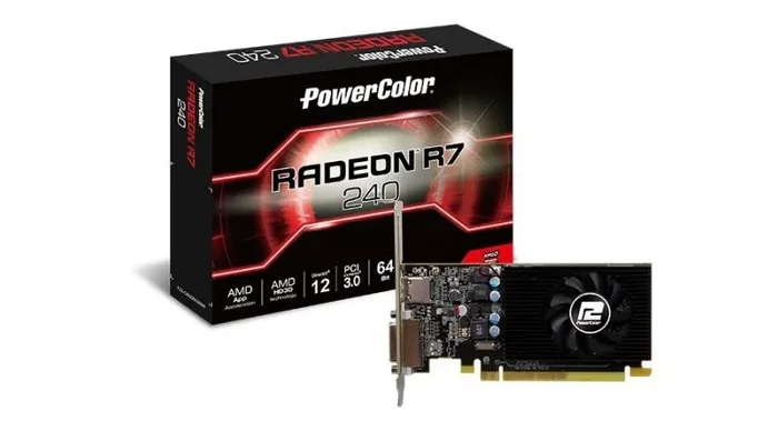 Powercolor axr7 240 2gbd5-hlev2 tarjeta gráfica amd radeon r7 240 2 gb gddr5