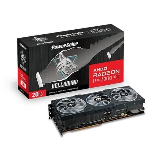 PowerColor Hellhound RX 7900 XT 20G-L/OC tarjeta gráfica AMD Radeon RX 7900 XT 20 GB GDDR6