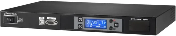 PowerWalker RC-16A unidad de distribución de energía (PDU) 8 salidas AC 1U Negro