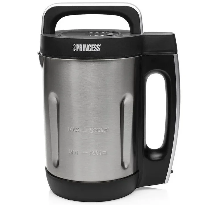 Princess 214002 Máquina para hacer sopa, batidos, salsas y compotas, Acero Inoxidable