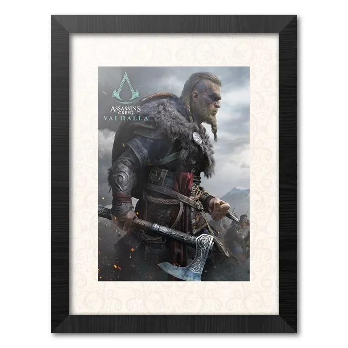 Print enmarcado 30×40 cm assassins creed valhalla 1