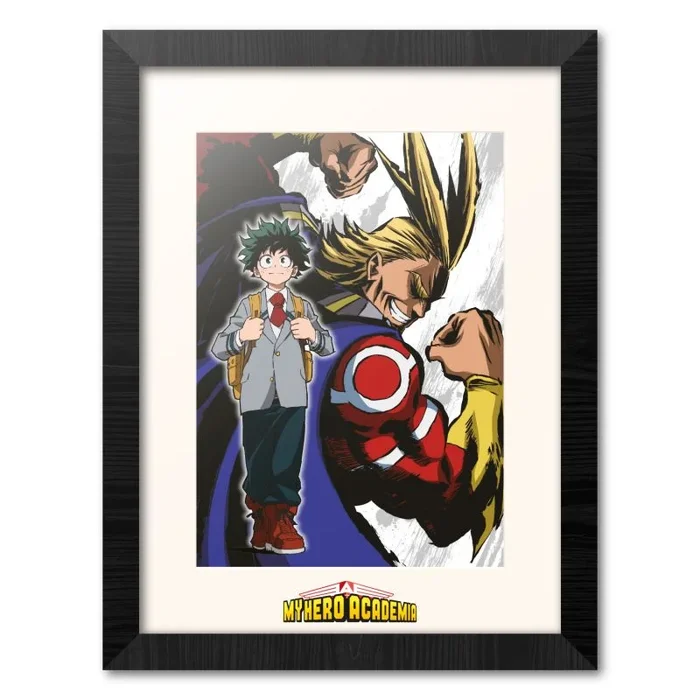Print enmarcado 30×40 cm my hero academia first season