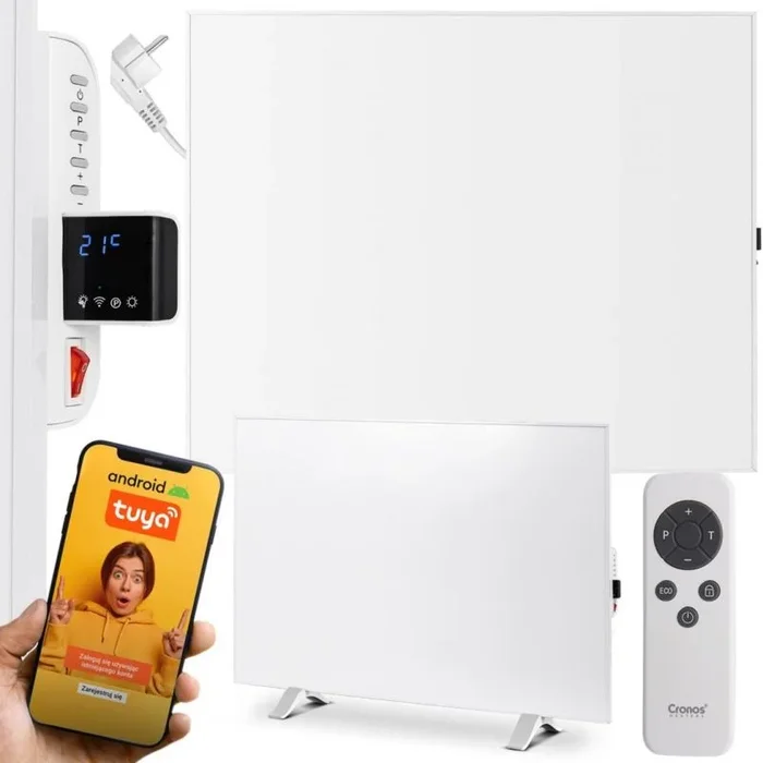 Promiennik podczerwieni cronos synthelith pro crp-300twp 300w biały z wifi i pilotem