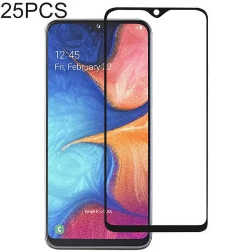 Protector de Pantalla Full Glue Full Cover Galaxy A20E Película Vidrio Templado (25 PCs)