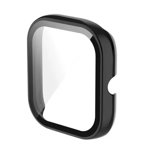 Protector de Pantalla + Funda Amazfit GTS 2 Mini Vidrio Templado (Negro)