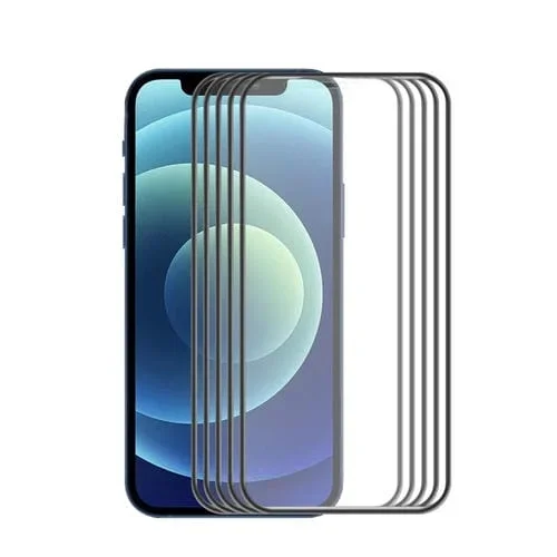 Protector de pantalla vidrio templado Enkay Hat-Prince para iPhone 12 Mini anti-caída full glue 5PCs