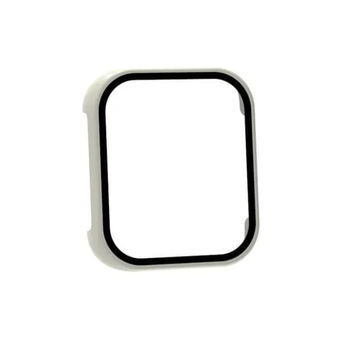Protector de Reloj para Oppo Watch 2 46mm PC y Vidrio Templado (Blanco Marfil)