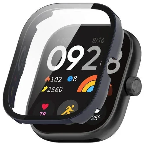 Protector para Redmi Watch 4 + Caja con Película Templada Integrada (Azul)