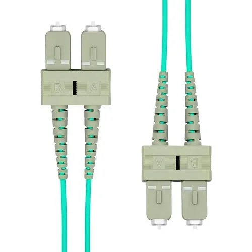 ProXtend FO-SCSCOM3D-002 cable de fibra optica 2 m SC OM3 Color aguamarina