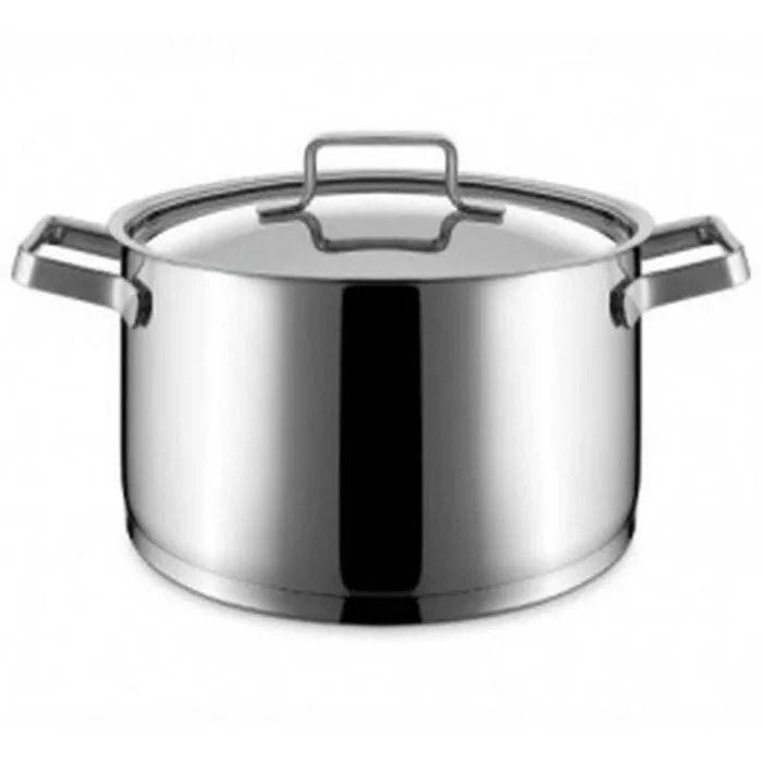Pujadas Idea – Cacerola alta con tapa, 28 cm