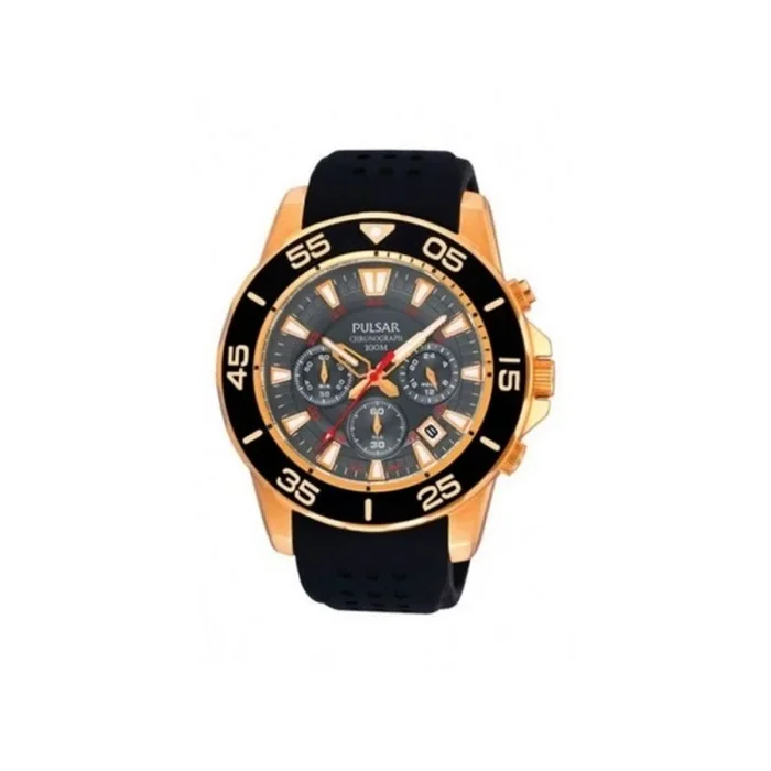 Pulsar Reloj analogico para Hombre de Cuarzo con Correa en Caucho PT3134X1